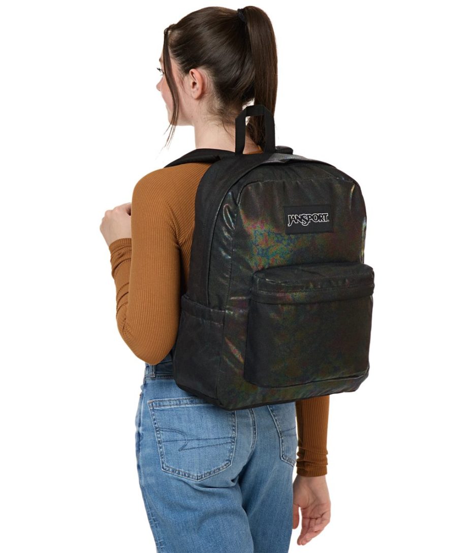 JanSport SuperBreak® Plus Backpacks - Oil Slick Black - Image 2