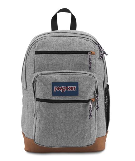 JanSport Cool Student Backpacks - Grey Letterman Poly