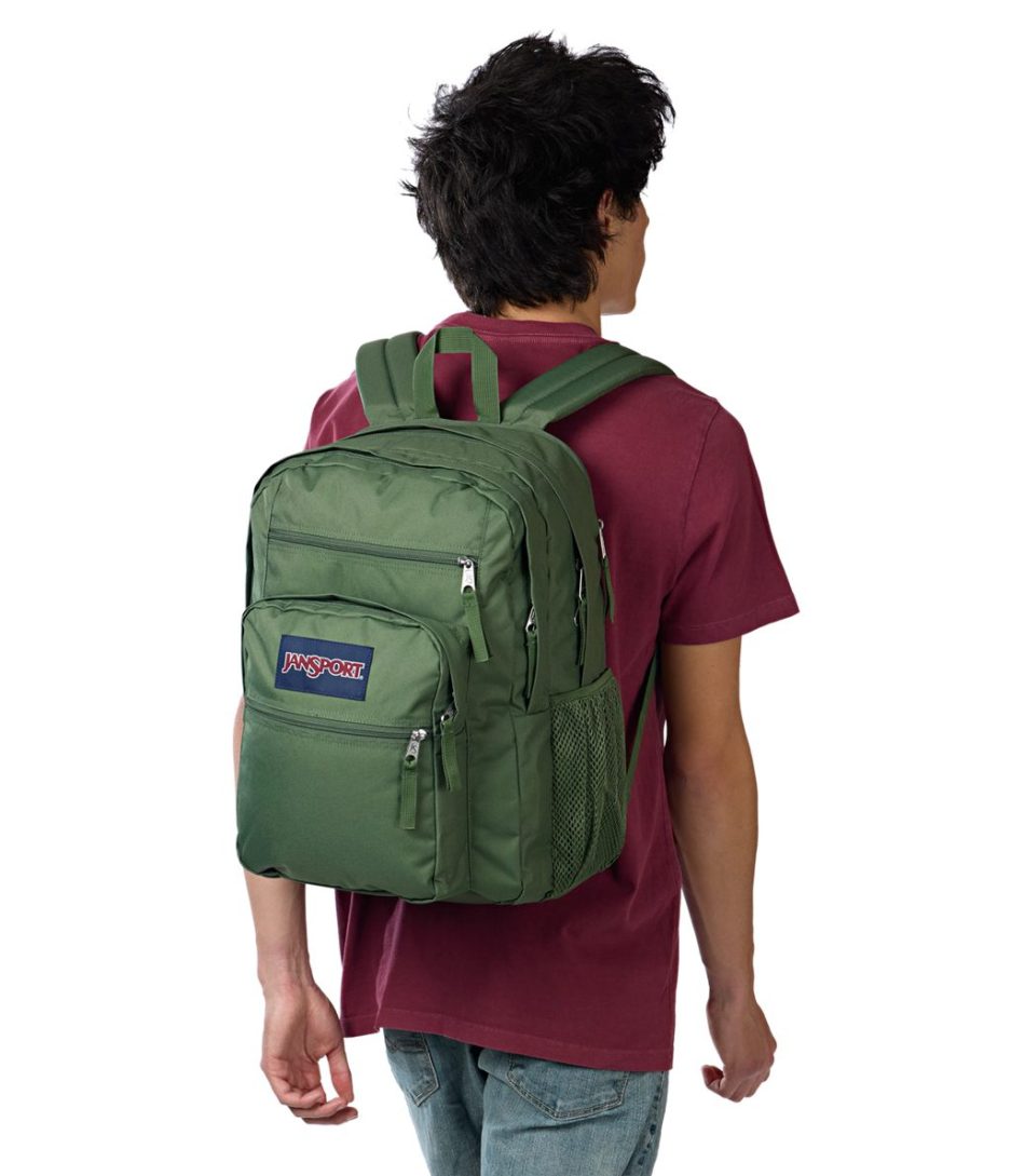 JanSport Big Student Backpacks - Cargo Green - Image 2