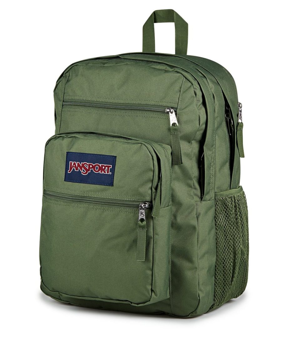 JanSport Big Student Backpacks - Cargo Green - Image 3