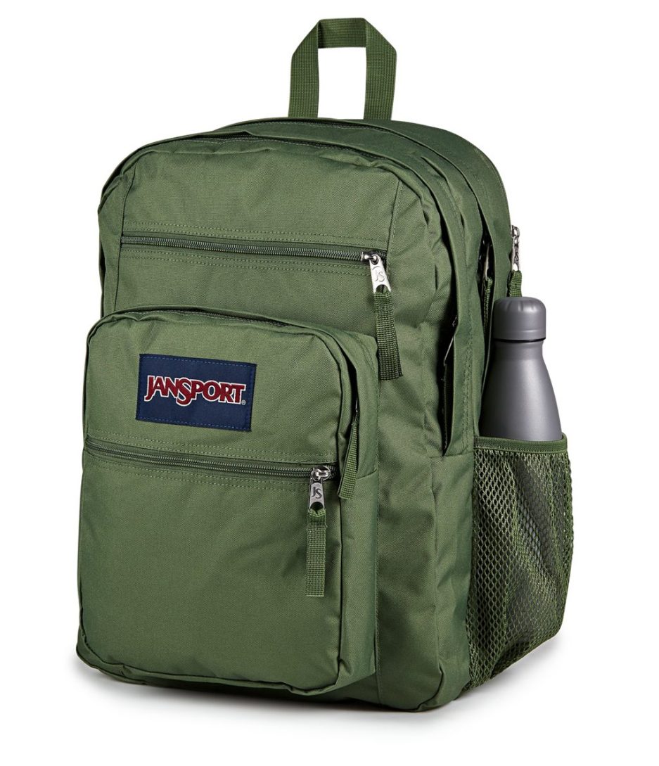 JanSport Big Student Backpacks - Cargo Green - Image 5