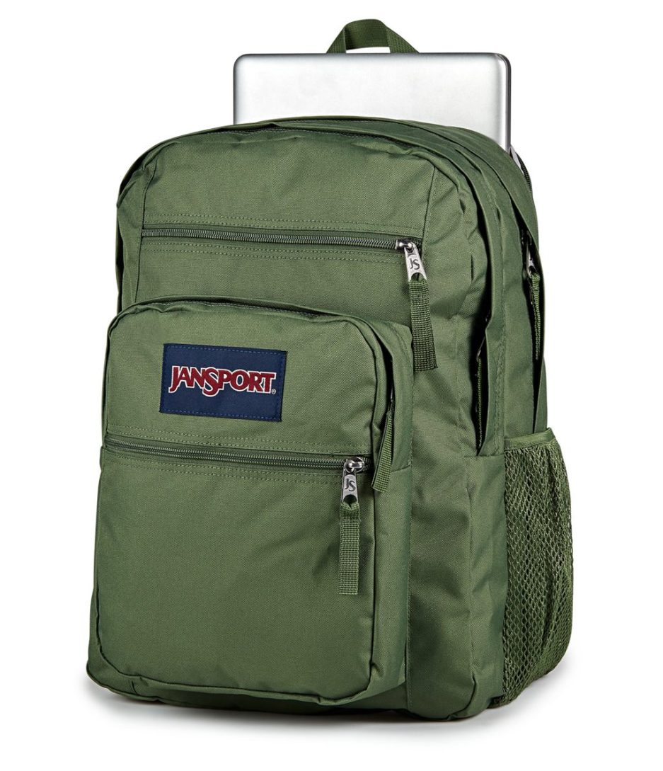 JanSport Big Student Backpacks - Cargo Green - Image 6