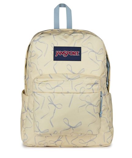 JanSport SuperBreak® Plus Backpacks - Rows of Bows Blue Dusk